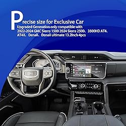 GMC Sierra 1500/2500/3500HD 13.4" Screen Protector
