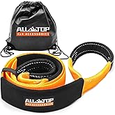 ALL-TOP Tree Saver Strap 3in x 8ft Certified 36000Lbs Break Strength, Emergency Recovery Tow Strap Winch Extension Rope with Oversize Carry Bag