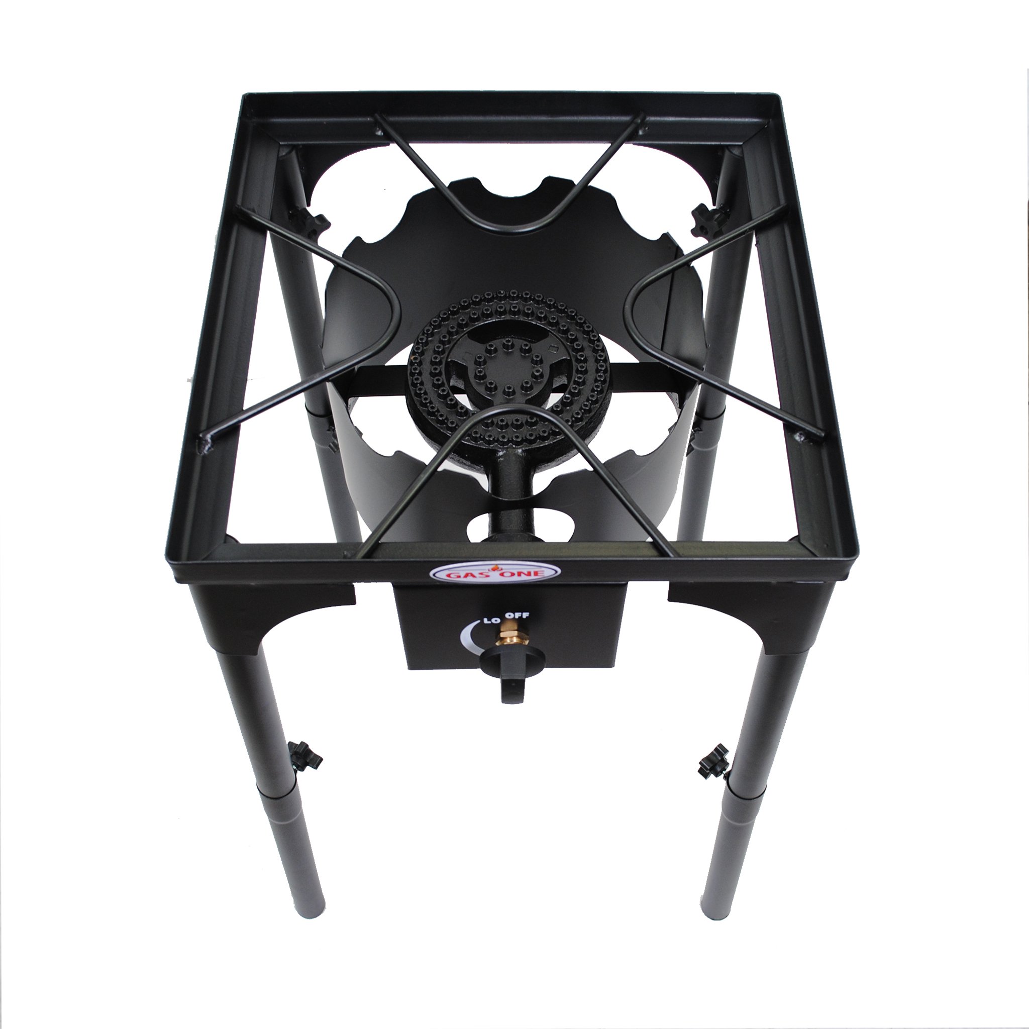 GAS ONE Portable Propane 100,000BTU HighPressure SingleBurner