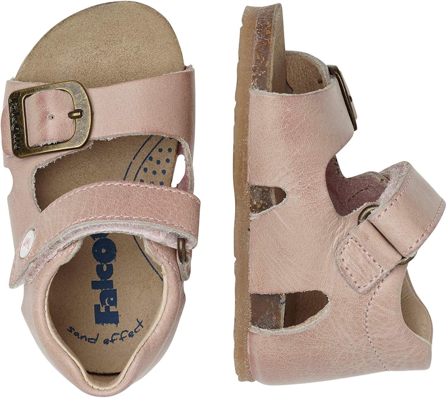 Falcotto BEA-Leather Sandals Pink 20, 4 UK Child - Image 3