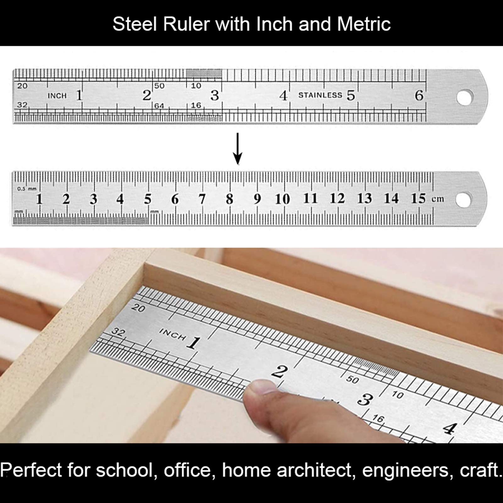 Verrex Meter Ruler Mua Vernier Caliper Metal with Micrometer and Ruler for Precision ...