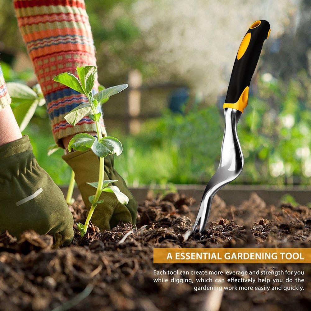 Qi Mei Garden Weeding Removal Cutter Tools Weed Puller Dandelion Digger Puller Weeding Tools Best Tool for Garden Lawn Yard(Yellow) : Garden & Outdoor