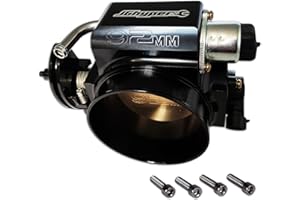 JGhyperX 92mm Throttle Body with TPS Throttle Position Sensor IAC for Chevy LSX LS LS1 LS2 LS3 LS6 LS7 Aluminum Black