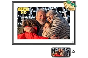 Digital Photo Frame 10.1 Inch 32GB, NexFoto WiFi Digital Picture Frame, Electronic Picture Frame with IPS Touch Screen, Easy 