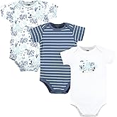 Hudson Baby Infant Boy Cotton Bodysuits, Mint Octopus, 12-18 Months