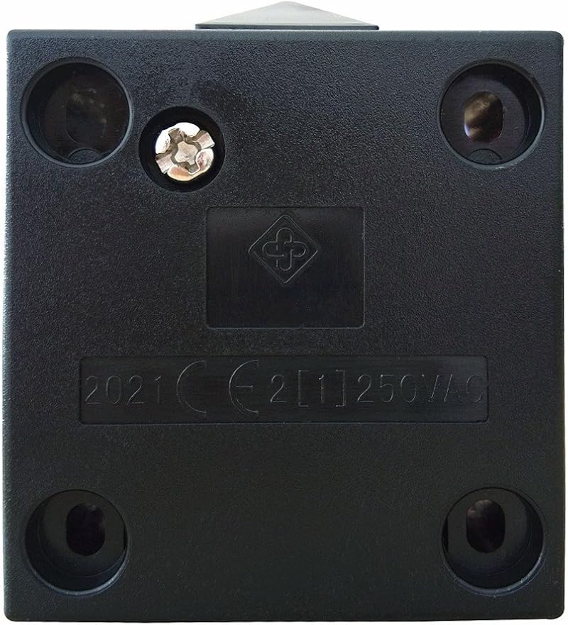 SFTlite Black Surface Push to Break Door Light Switch 2A 250V Cupboard Cabinet