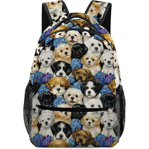 韓国犬服【papier】Raffia Work Back & Backpack Amazon.com | senya Puppy Dog Fantasy Backpack School Bag Travel