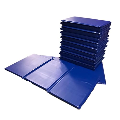 Set of 10 Toddlers / Childrens Triple Folding Wipe Clean Sleep Mats