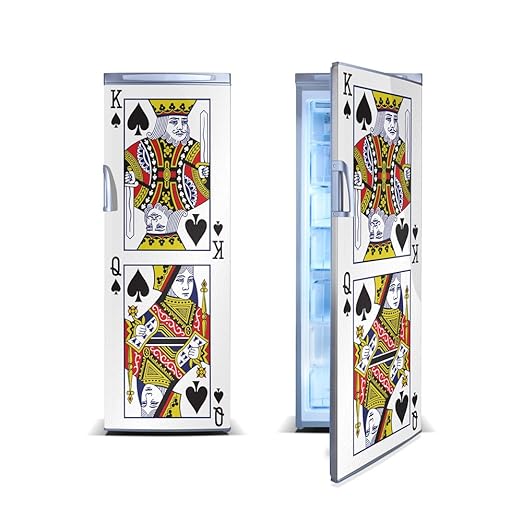 FridgeWrap: Playing Cards Pegatina/Vinilo Decorativo para Nevera ...