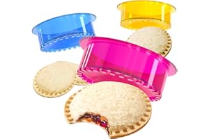 HiYZ Sandwich Cutter and Sealer - 5 PCS Decruster Sandwich Maker - Peanut Butter and Jelly Crustless Sandwich Bread Pancake Maker Cookie Cutter for Kids Children Boys Girls