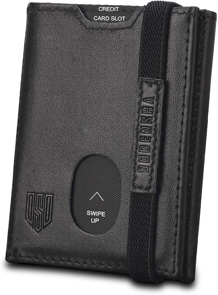 DODENSHA Slim Wallet RFIDBlocking Front Pocket Minimalist Geldbörse