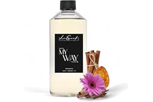 LUXSCENT COLLECTION My Way Aroma Diffuser Oil 500ML - Waterless Essential Oil for diffusers - Luxury Hotel Fragrance - Oils for Aromatherapy - Fits in Any Diffuser (500ML, My Way)