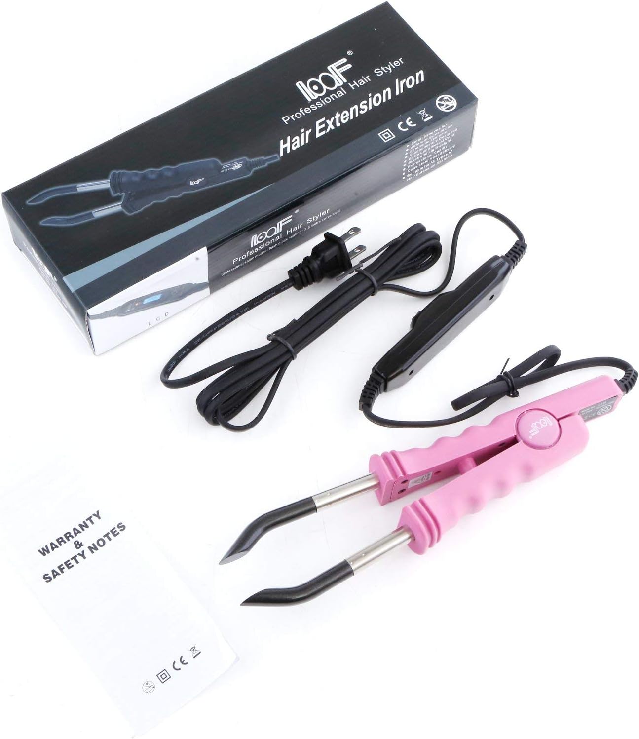 Profesional Hair Extension Iron Keratin Bonding Tools Fusion Heat Connector Ajustable Temperature Fusion Heat Connector