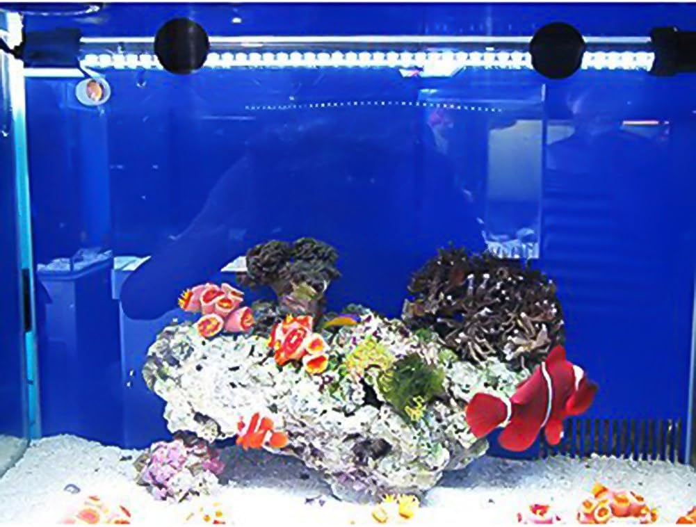 LeGow Waterproof 48CM Aquarium Decoration Submersible 4W 57 LED Lighting White Flood Lights Bar for Fish Tank