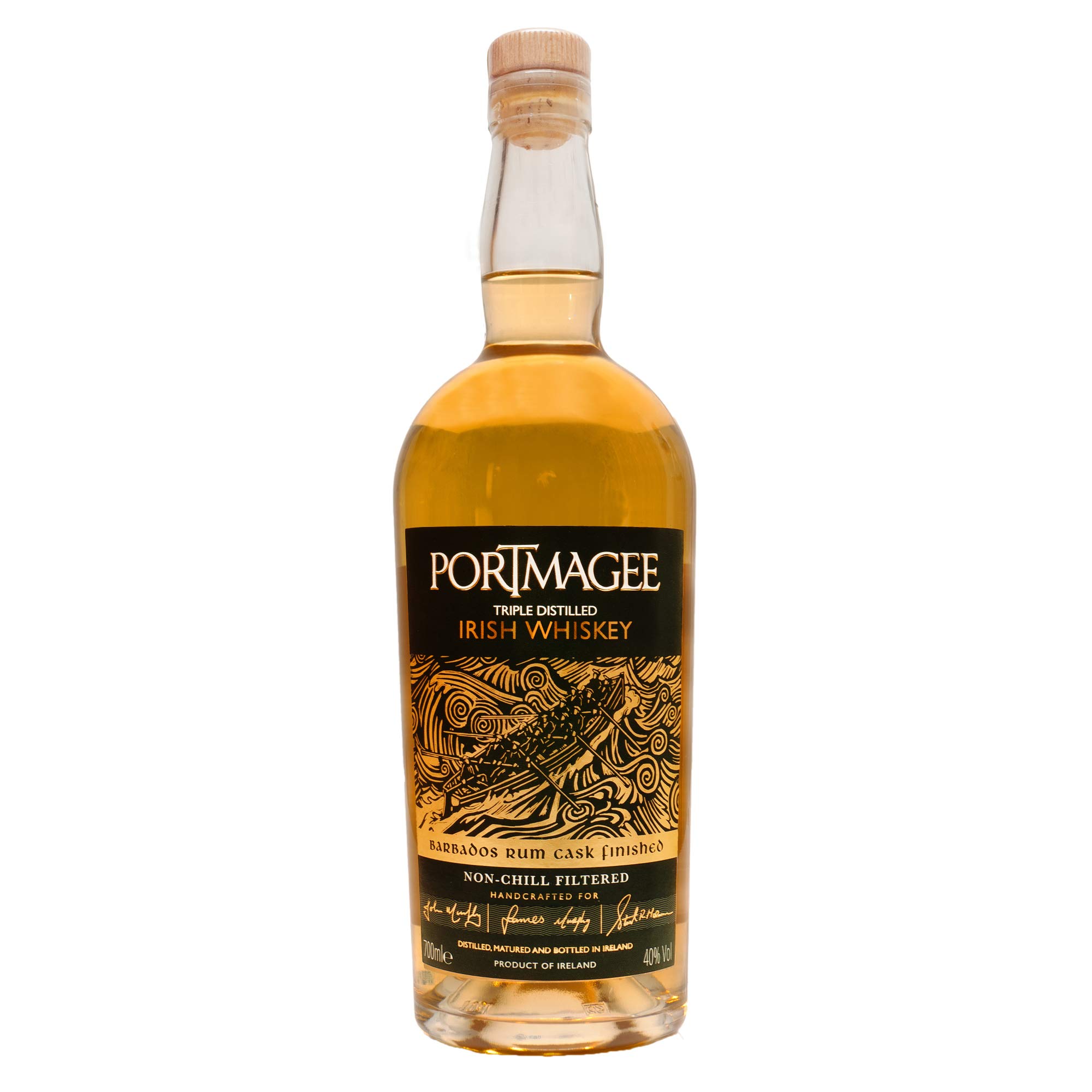 Portmagee Triple Distilled Irish Whiskey – Limitierte Serie I HOCHWERTIGER PREMIUM I Pure I Single Malt & Single Grain I 40% Alk.