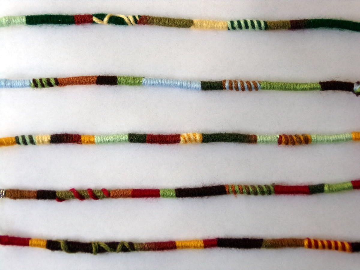 Earth Colors Hippie Hair Extension, Qty: 1 Dreadlocks Accessory, Dread Wrap, Hair Fall, Hair Wrap, Colorful Accessories for Dreads, Braids, Curls