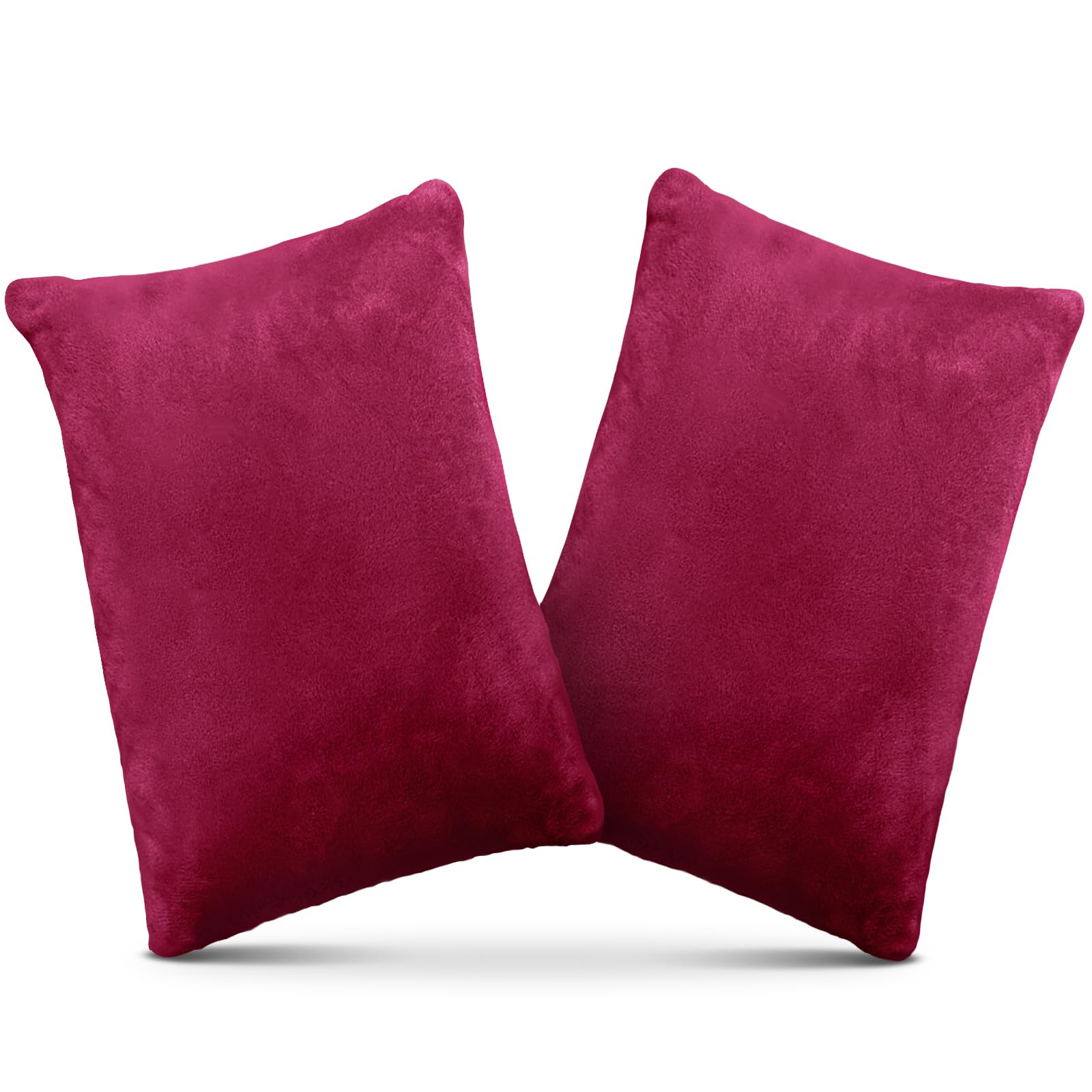 Photo 1 of 1 MIDDLE ONE 2 Pack Small Pillow, Memory Foam Mini Pillow 11 X 7 Inches for Travel, Sleeping, Nap and Neck, Knee, Lumbar Support, Tiny Cushion for Pet, Dogs (Burgundy)