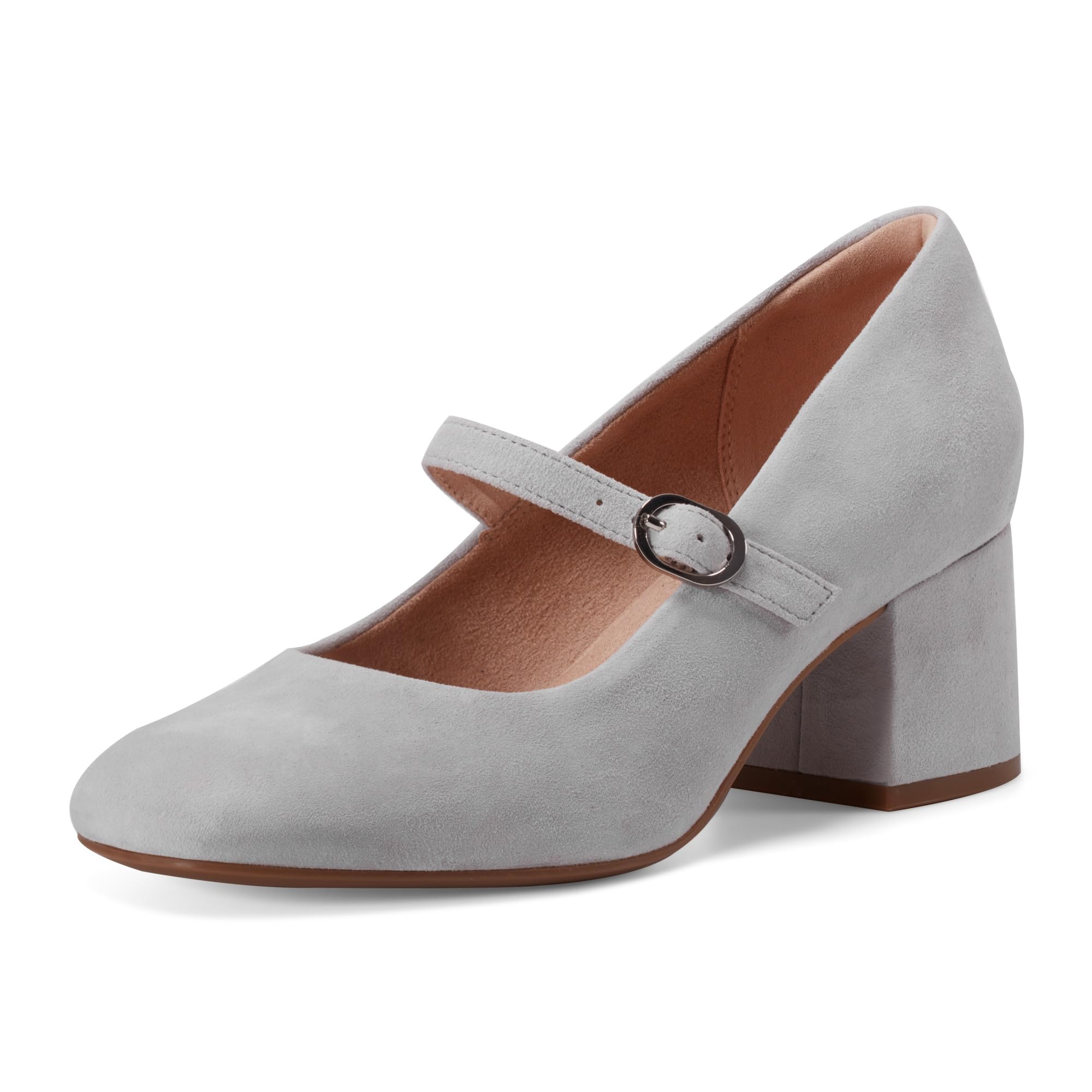 Rockport Women’s Xena, Light Grey Suede, 5.5 Medium