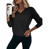 Dokotoo Womens Crochet Sweaters 2025 Winter Casual Lightweight Long Sleeve Hollow Out Sweater Tops