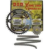 D.I.D (DKS-017) 525VX Steel Chain and 17 Front/43 Rear Tooth Sprocket Kit