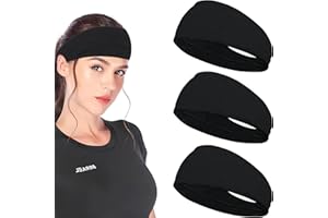 JOYOYO Unisex Headbands for Women's Hair Soft Stretchy Fabric Kylie Head Band Bandeaux Hair Accessories for Workout Gym Yoga Hair Band,100% Pure Cotton