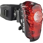 NiteRider Solas 100 Lumens USB Rechargeable Bike Tail Light Powerful Daylight Visible Bicycle LED Rear Light Easy to Install Road Mountain City Commuting Adventure Cycling Safety Flash
