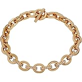 Alex and Ani Crystal Toggle Bracelet, Stainless Gold