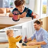 Jastown 3PCS Impossible Cone Fidget Toy Set 3D Printed Spiral Pyramid Stress view 4