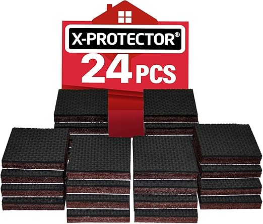 Non Slip Furniture Pads X Protector Premium 24 Pcs 1 1 2