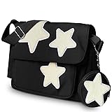 Y2K Messenger Bag with Cute Coin Purse, Lightweight