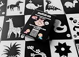 makidrise Newborn Essentials Black and White Sensory Cards High Contrast 14x10 view 8