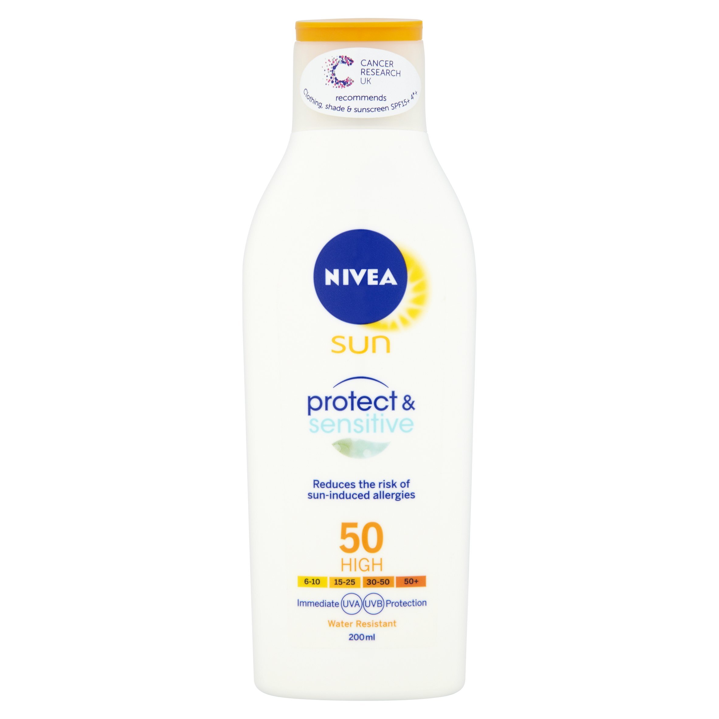 Nivea Sun Protect and Sensitive 50 High Lotion, 200 ml