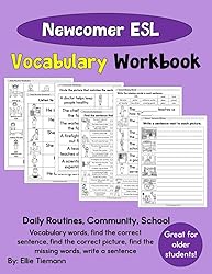 ESL Vocabulary Workbook: Newcomer Students | Daily