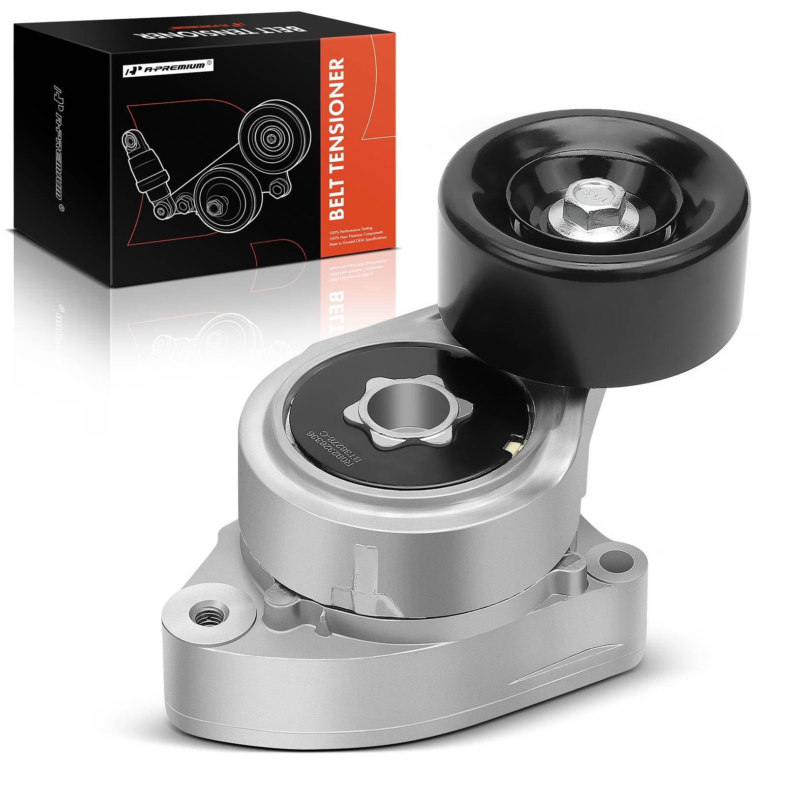 Photo 1 of A-Premium Belt Tensioner Assembly with Pulley Compatible with Honda Accord 2003-2007, Civic 2006-2015, CR-V, Element & Acura TSX, CSX, RDX, ILX, Replace# 31170RAAA01, 31170PNA023