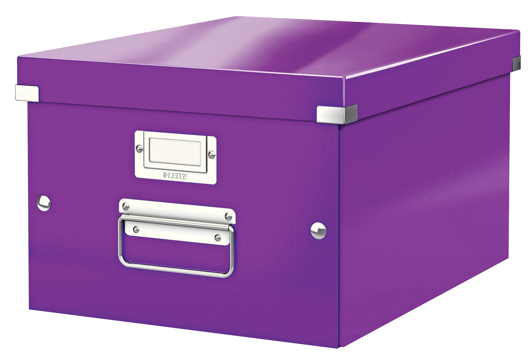 Leitz A4 Storage Box, Click and Store Range 60440062 - Medium, Purple
