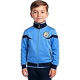 Icon Sports English Soccer Unisex Kids Icon Sports Officially Licensed Manchester City Fc Track Jacket - Unisex Kids