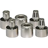 (6 count, 2 of each type) Diamond Microderm Microdermabrasion Replacement Tips, Spa and Home Beauty Skin Care for Exfoliation