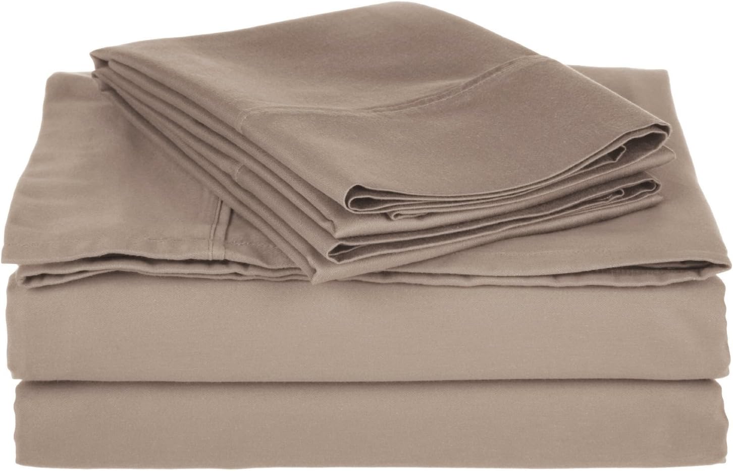 Superior 800 Thread Count Deep Pocket and Wrinkle Resistant 4-Piece Bed Sheet Set, Cotton Blend, Super-King, Grey