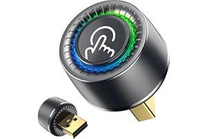 Wireless CarPlay Adapter for Apple iPhone, One-Click User Switch, Fast & Stable, Converts Wired to Wireless, for in-Dash Car 