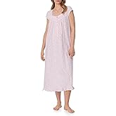 Eileen West Sleepwear & Loungewear for Women - Jersey Knit Collection - 100% Cotton Lightweight Stretchy Long Nightgown
