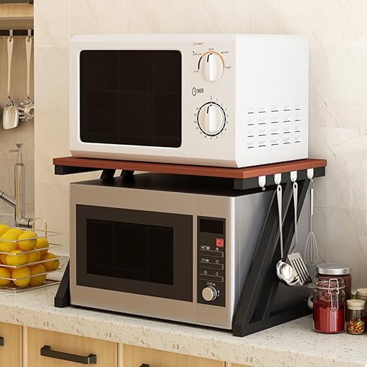 LDFN Estantes del Horno De Microondas Estante De Almacenamiento De ...