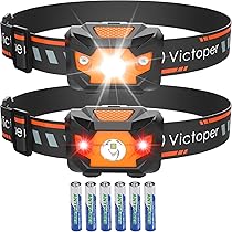 Vekkia Ultra Bright LED Headlamp - 160 Lumens With 5 Lighting Modes, IPX6 Waterproof Headlight
