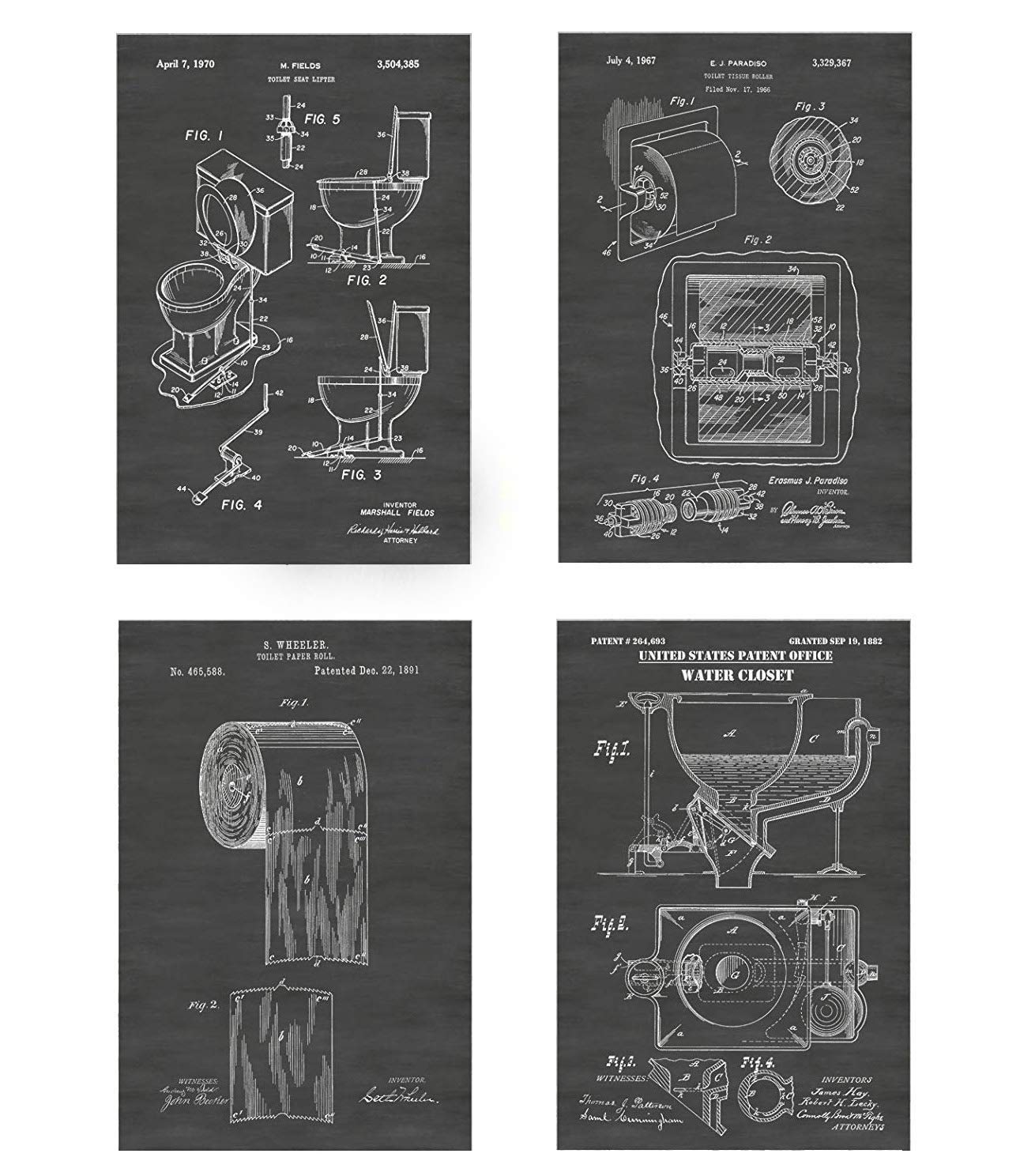 Bathroom Patent Art Print Bathroom Art Print Patent Poster Bathroom Wall Art Vintage Bathroom Decor Bathroom Prints Bathroom Sign Toilet Art Art Collectibles Etchings Engravings Gkjwonosaricom