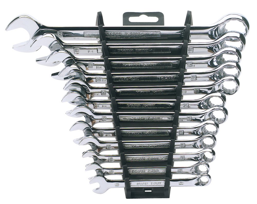 Draper Expert 12 Piece HI-TORQ Combination Spanner Set - 64605 - Metric 8-22mm Fully Polished Tool Kit