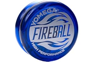 Yomega Fireball YoYo -HIGH Performance Responsive Transaxle Yoyo, Great for String Tricks for Advance Players to Perform Like Pros + Extra 2 yo yo Strings & 3 Month Warranty(Blue)