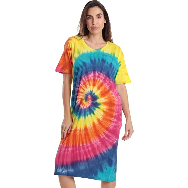 WDIRARA Women's Plus Size Long Sleeve Nightgown - Star Print, Loose Sleepshirt, Loungewear For Comfort