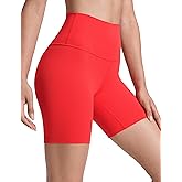 CRZ YOGA ButterLuxe Biker Shorts 6" - High Waisted Workout Running Volleyball Spandex Yoga Womens