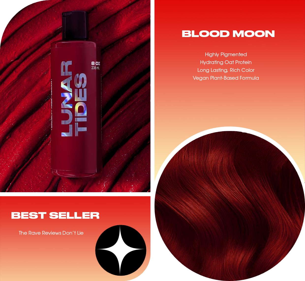 Mua Lunar Tides SemiPermanent Hair Color (43 colors) (Blood Moon, 8 fl
