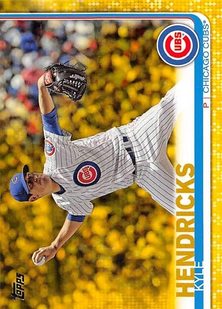 Amazon 2019 Topps Walgreens Yellow Baseball 171 Kyle Hendricks 