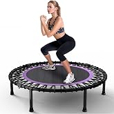 Wonlink 40"/48" Rebounder Trampoline for Adults with Bungee Cords, Exercise Rebounder for Adults Indoor/Outdoor Workout, Max Load 450/550 LBS